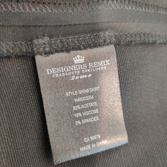 Designers Remix Charlotte Eskildsen Skirt 34 US 2 Mini Pencil - Picture 8 of 8